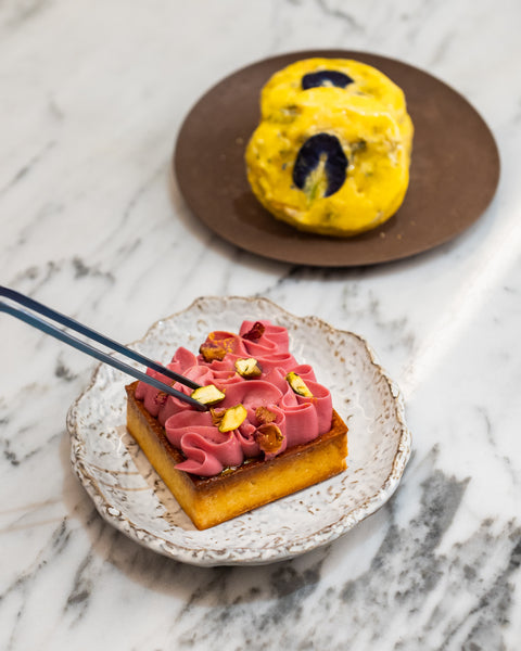 Ruby Chocolate Pistachio Tart (7cm)