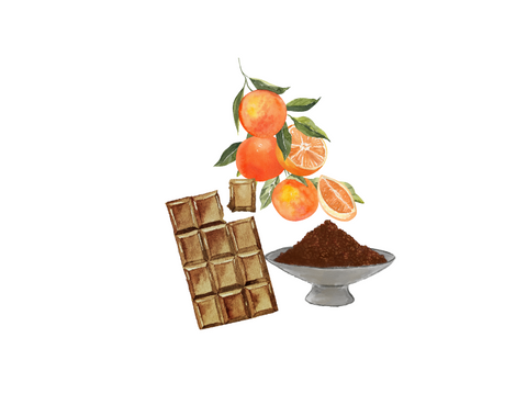 Triple Auro Chocolate, Cacao Nibs, and Orange