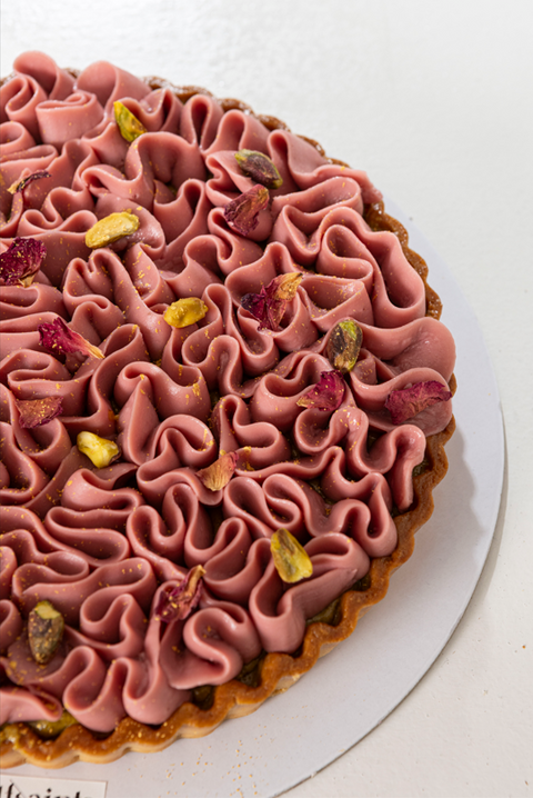Ruby Chocolate Pistachio Tart (9-inch)