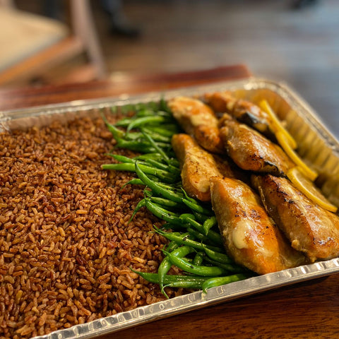 Baked Salmon Bento Family Platter