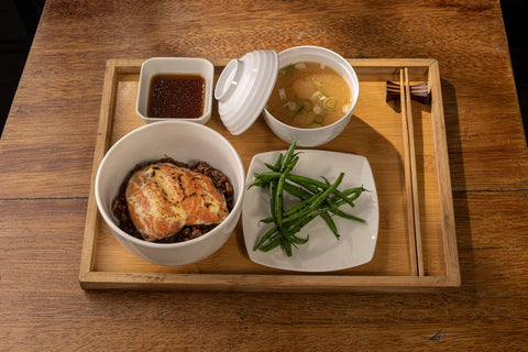 Baked Salmon Bento
