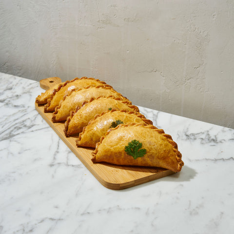 Mushroom and Cheese Sofrito Empanada