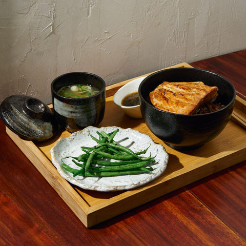 Baked Salmon Bento