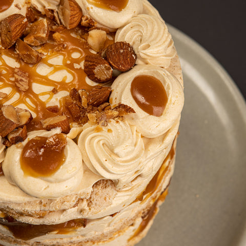 Salted Caramel and Almonds Sans Rival (4-inch)