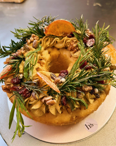 Christmas Wreath Rhum Cake