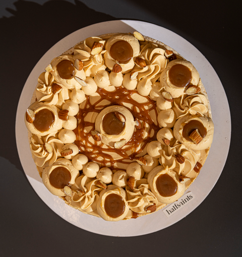 Salted Caramel and Almonds Sans Rival (8-inch)
