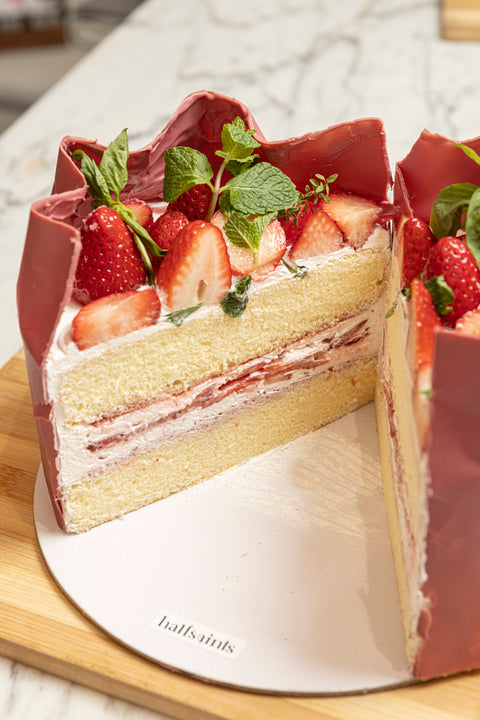 Strawberry Garden Cake - Strawberry Shortcake (8-inch)